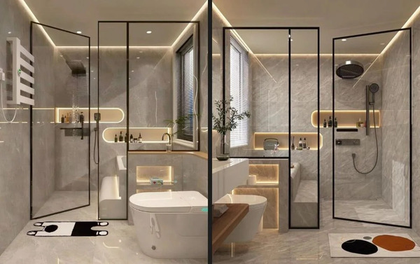 Vách kính cho nhà vệ sinh, phòng tắm