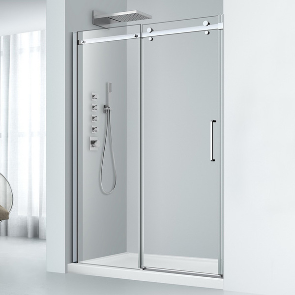 Vách kính 180 độ (1 mặt thẳng)